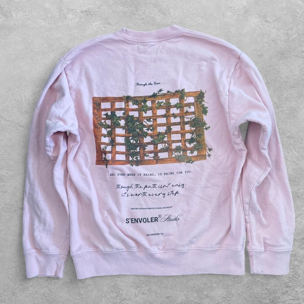 S'envoler Studio Heavy Fleece Sweatshirt Pink S